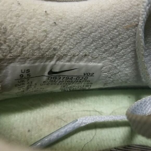 Nike Metcon 6 FlyEase VI Grey Aqua Crimson Training Shoes women’s 9 1/2 - Picture 8 of 9